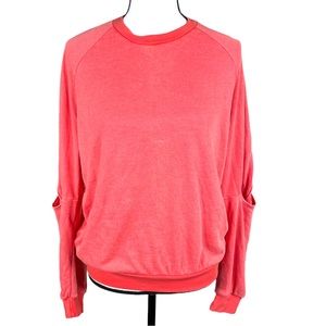Project Social T Orange Open Elbow Top